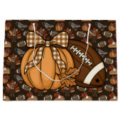 Thanksgiving Football  Groot Cadeauzakje (Voorkant)