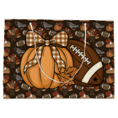 Thanksgiving Football  Groot Cadeauzakje (Achterkant)