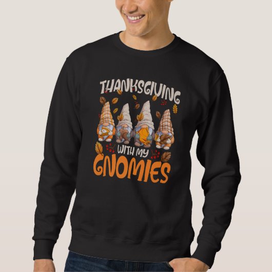 Thanksgiving for Women Gnome Autumn Gnomies Trui (Voorkant)