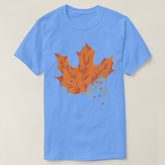 Thanksgiving Forest Natuur Leaf Autumn Leaves Bota T-shirt (Design voorkant)