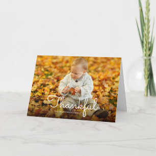 Thanksgiving Foto Aangepaste Kaart