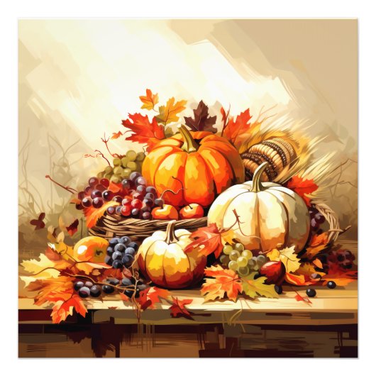 Thanksgiving Foto Afdruk (Voorkant)