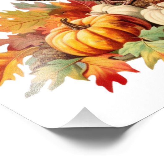 Thanksgiving Foto Afdruk (Hoek)