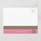 THANKSGIVING FOTO BRIEFKAART:: vallende bladeren 3 Feestdagenkaart (Achterkant)