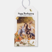 Thanksgiving Foto Favoriet Tags Cadeaulabel (Voorkant)