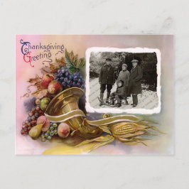 Thanksgiving Foto Groeten Briefkaart