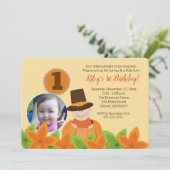 Thanksgiving Foto Sjabloon op zaterdag Elke leefti Kaart (Staand voorkant)