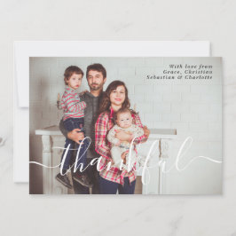 Thanksgiving Foto Typografie Sjabloon