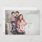 Thanksgiving Foto Typografie Sjabloon (Voorkant)