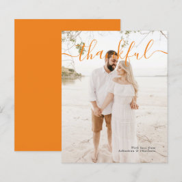 Thanksgiving Foto Typografie Sjabloon
