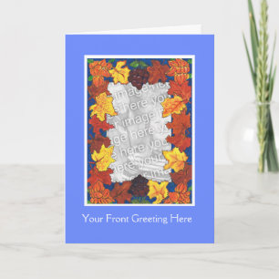 Thanksgiving Fotokaart - Afval Feestdagen Kaart