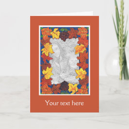  Thanksgiving Fotokaart - Afval Feestdagen Kaart