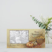 Thanksgiving fotokaart Feestdagenkaart (Staand voorkant)