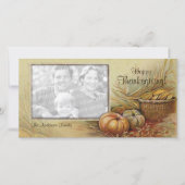  Thanksgiving fotokaart Feestdagenkaart (Voorkant)