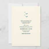Thanksgiving/Friendsgiving Dinner Invitation Card Save The Date (Achterkant)