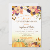 Thanksgiving Friendsgiving Feest Kaart (Voorkant)