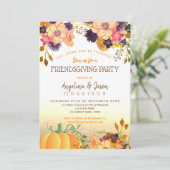 Thanksgiving Friendsgiving Feest Kaart (Staand voorkant)