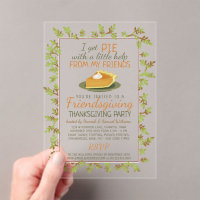 Thanksgiving Friendsgiving Party Pompoen Pie Funny