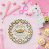 Thanksgiving Friendsgiving Party Pumpkin Pie Funny Papieren Bordje (Feest)