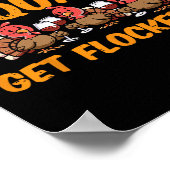 Thanksgiving Friendsgiving Squad Turkije Vrienden  Poster (Hoek)