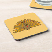 Thanksgiving Friendsgiving Turkey Bier Onderzetter (Linkerzijde)