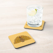 Thanksgiving Friendsgiving Turkey Bier Onderzetter (Rechterzijde)