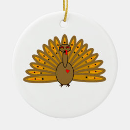 Thanksgiving Friendsgiving Turkey Keramisch Ornament