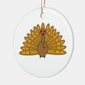 Thanksgiving Friendsgiving Turkey Keramisch Ornament (Links)