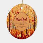 Thanksgiving Friendsgiving viering aandenken Keramisch Ornament (Links)