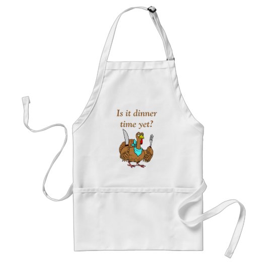Thanksgiving Funny Apron Standaard Schort (Voorkant)
