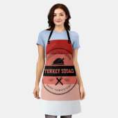 Thanksgiving Funny Turkey Squad Hipster Schort (Gedragen)