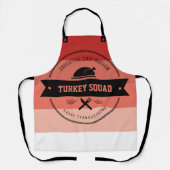 Thanksgiving Funny Turkey Squad Hipster Schort (Voorkant)