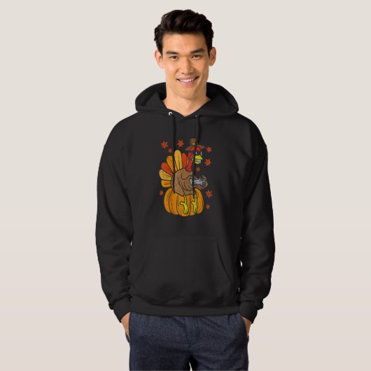 Thanksgiving Game Controller Thanksgiving  Boys Ga Hoodie (Voorkant volledig)