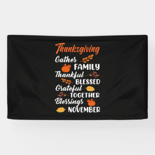 Thanksgiving Gather Familie Spandoek