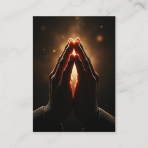 Thanksgiving gebed - Filippenzen 4:6-7 KJV Kaart Visitekaartje