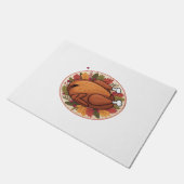 Thanksgiving gebraden Turkije – Feestelijk Feest Deurmat (Schuin)