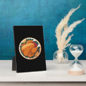 Thanksgiving gebraden Turkije – Feestelijk Feest Fotoplaat (Zijkant)