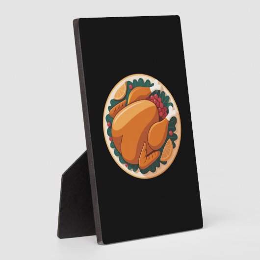 Thanksgiving gebraden Turkije – Feestelijk Feest Fotoplaat (Zijkant)