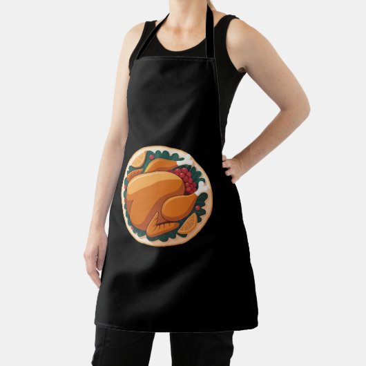 Thanksgiving gebraden Turkije – Feestelijk Feest Schort (Insitu)
