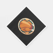 Thanksgiving gebraden Turkije – Feestelijk Feest Servet (Hoek)