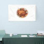 Thanksgiving gebraden Turkije – Feestelijk Feest Spandoek (Beurs)