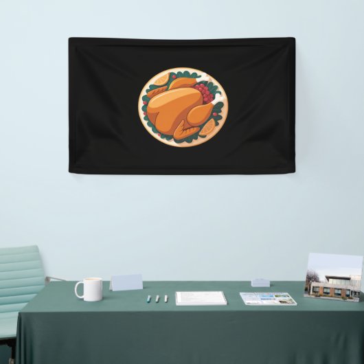 Thanksgiving gebraden Turkije – Feestelijk Feest Spandoek (Beurs)