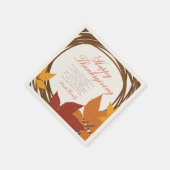 Thanksgiving gedicht Happy Thanksgiving Servet (Hoek)