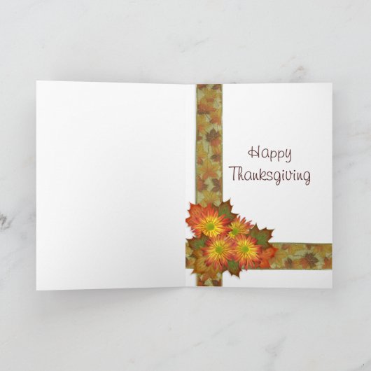 Thanksgiving gedicht Kaart (Binnen)