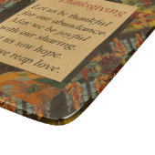 Thanksgiving gedicht najaarkleuren - Harvest scene Snijplank (Hoek)