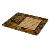 Thanksgiving gedicht najaarkleuren - Harvest scene Snijplank (Hoek)