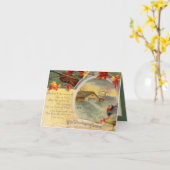  Thanksgiving gedicht voegt sentiment toe Kaart (Gele Bloem)