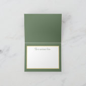  Thanksgiving gedicht voegt sentiment toe Kaart (Binnen)