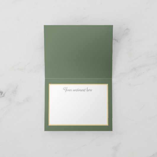  Thanksgiving gedicht voegt sentiment toe Kaart (Binnen)