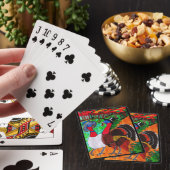 THANKSGIVING GEDRESSEERDE TURKEYS-speelkaarten Pokerkaarten (Insitu)